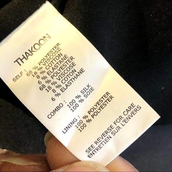 Thakoon Addition Black Sleeveless Faux Wrap Dress - Picture 8 of 8